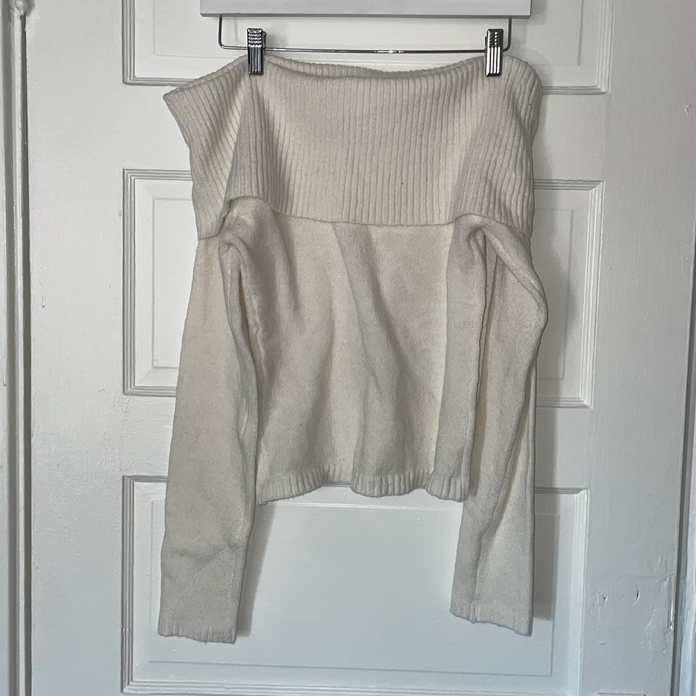 Altar’d State Off-Shoulder Ribbed Sweater - Picture 3 of 3